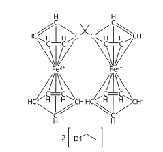 2,2'-Bis(ethylferrocenyl)propane